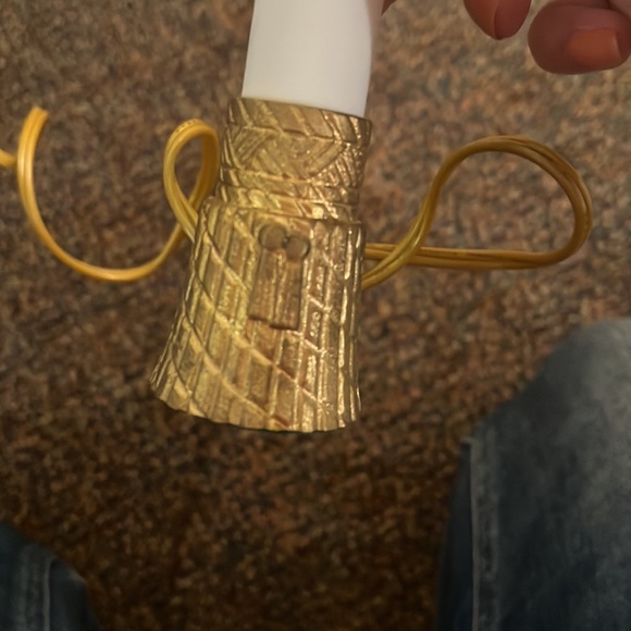 VTG Electric Candle Lamp Solid Brass - Picture 2 of 6